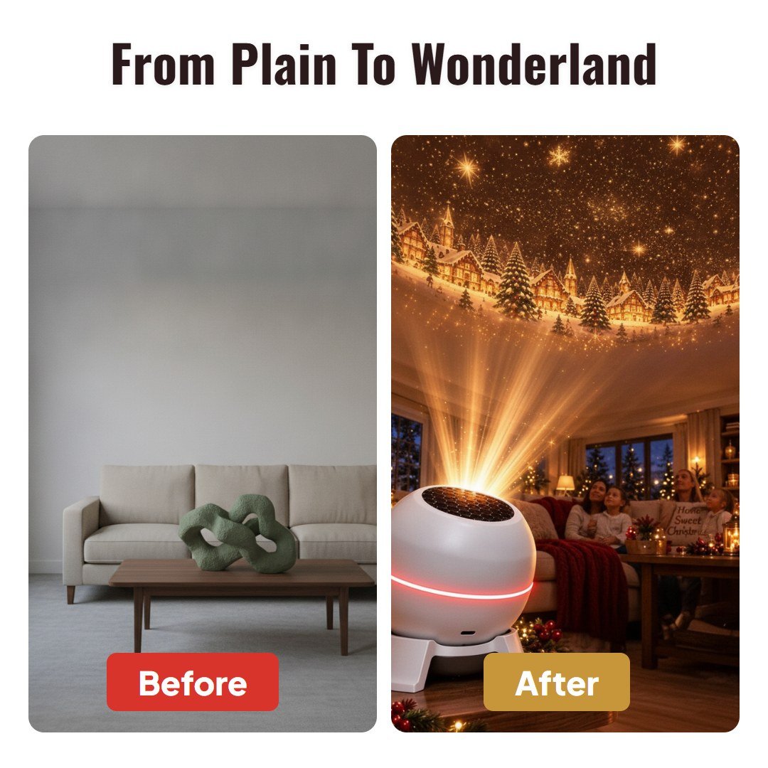 Merrylume™ Christmas Wonderland Projector - Hartwella