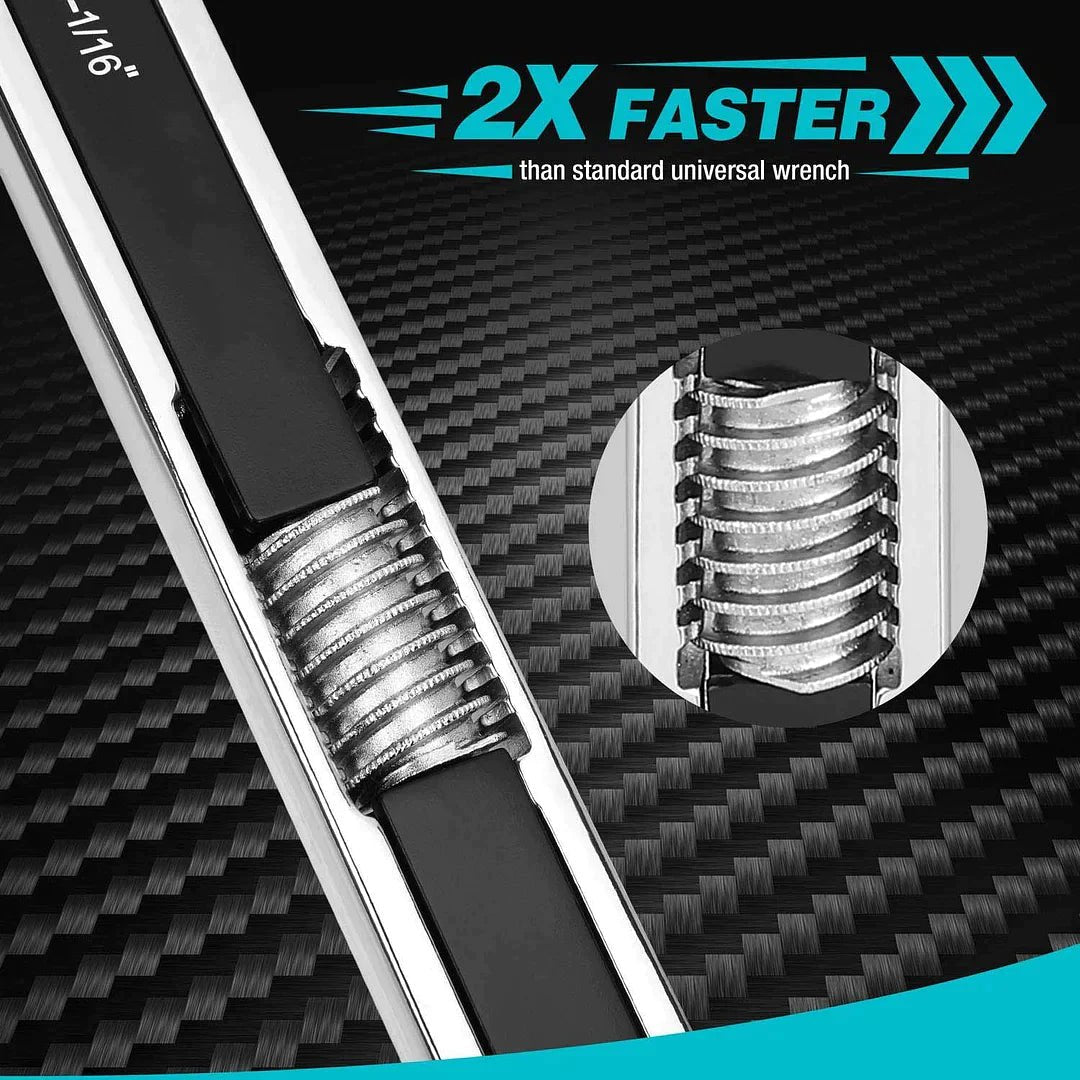 Mighty Adjustable Wrench Set | Durable Carbon Steel, Multi - Fastener Compatibility - Hartwella
