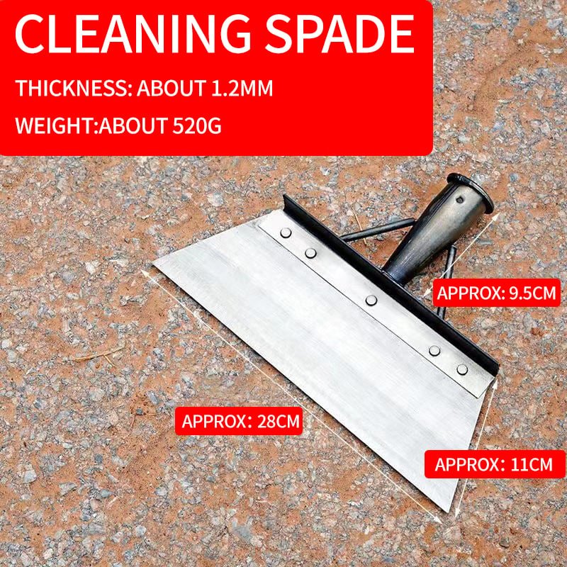 Mighty Cleaning Shovel | Ergonomic Design, Heavy-Gauge Steel - Hartwella
