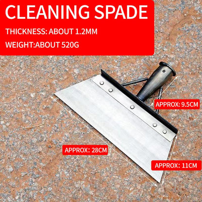 Mighty Cleaning Shovel | Ergonomic Design, Heavy-Gauge Steel - Hartwella