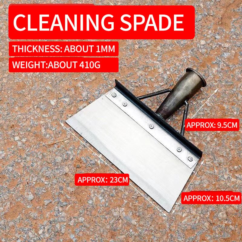 Mighty Cleaning Shovel | Ergonomic Design, Heavy-Gauge Steel - Hartwella