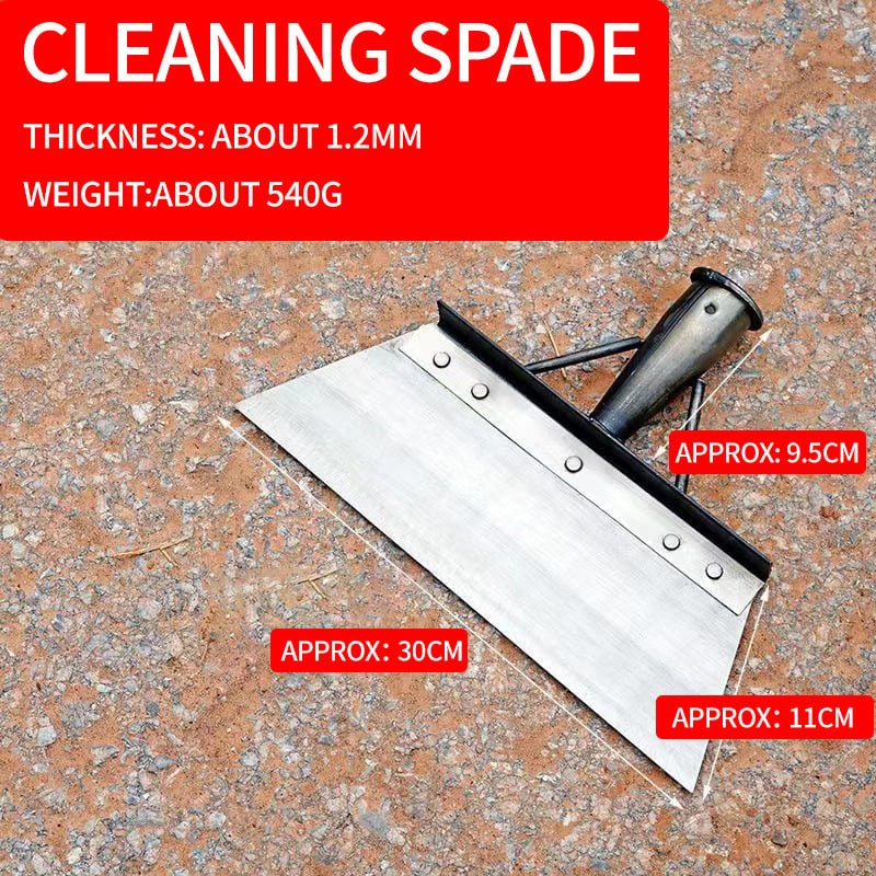 Mighty Cleaning Shovel | Ergonomic Design, Heavy-Gauge Steel - Hartwella