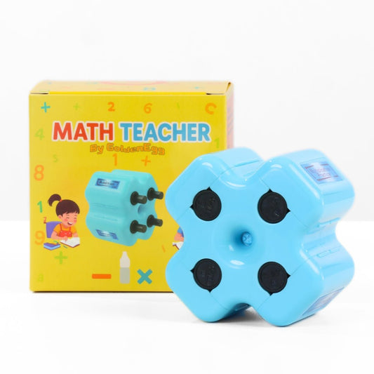 Mighty Math Roller Stamp | 4 - in - 1 Exercise Creator, Refillable Ink - Hartwella