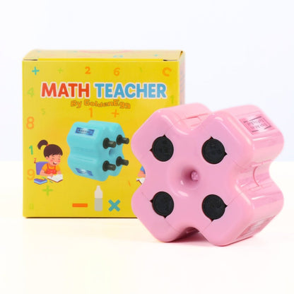 Mighty Math Roller Stamp | 4 - in - 1 Exercise Creator, Refillable Ink - Hartwella