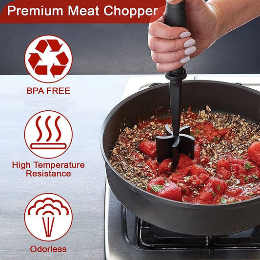 Mighty Meat Chopper | Heat Resistant, Ergonomic Handle - Hartwella