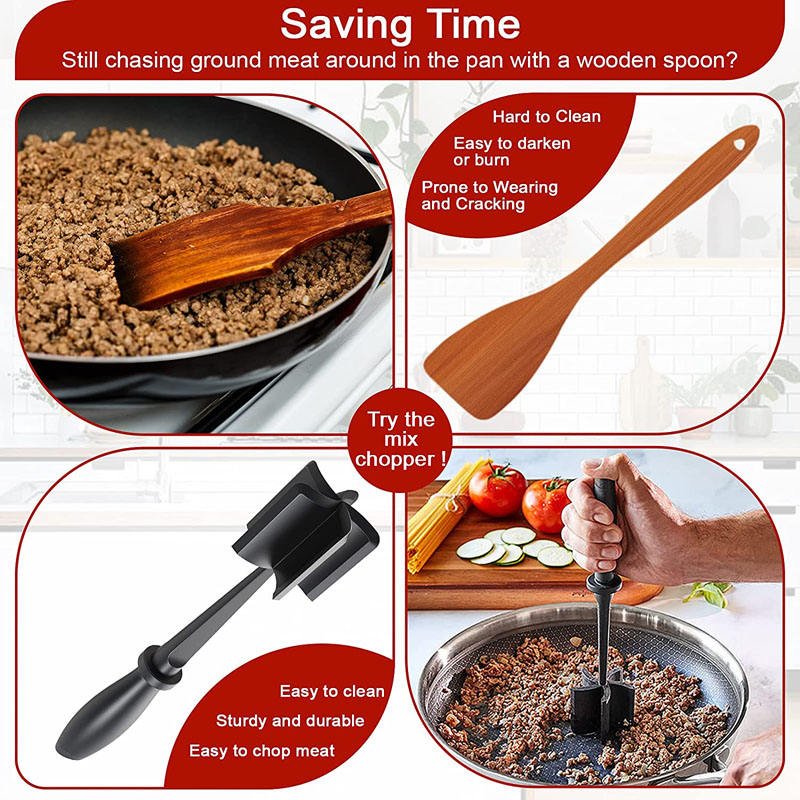 Mighty Meat Chopper | Heat Resistant, Ergonomic Handle - Hartwella