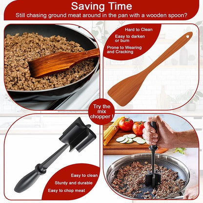 Mighty Meat Chopper | Heat Resistant, Ergonomic Handle - Hartwella