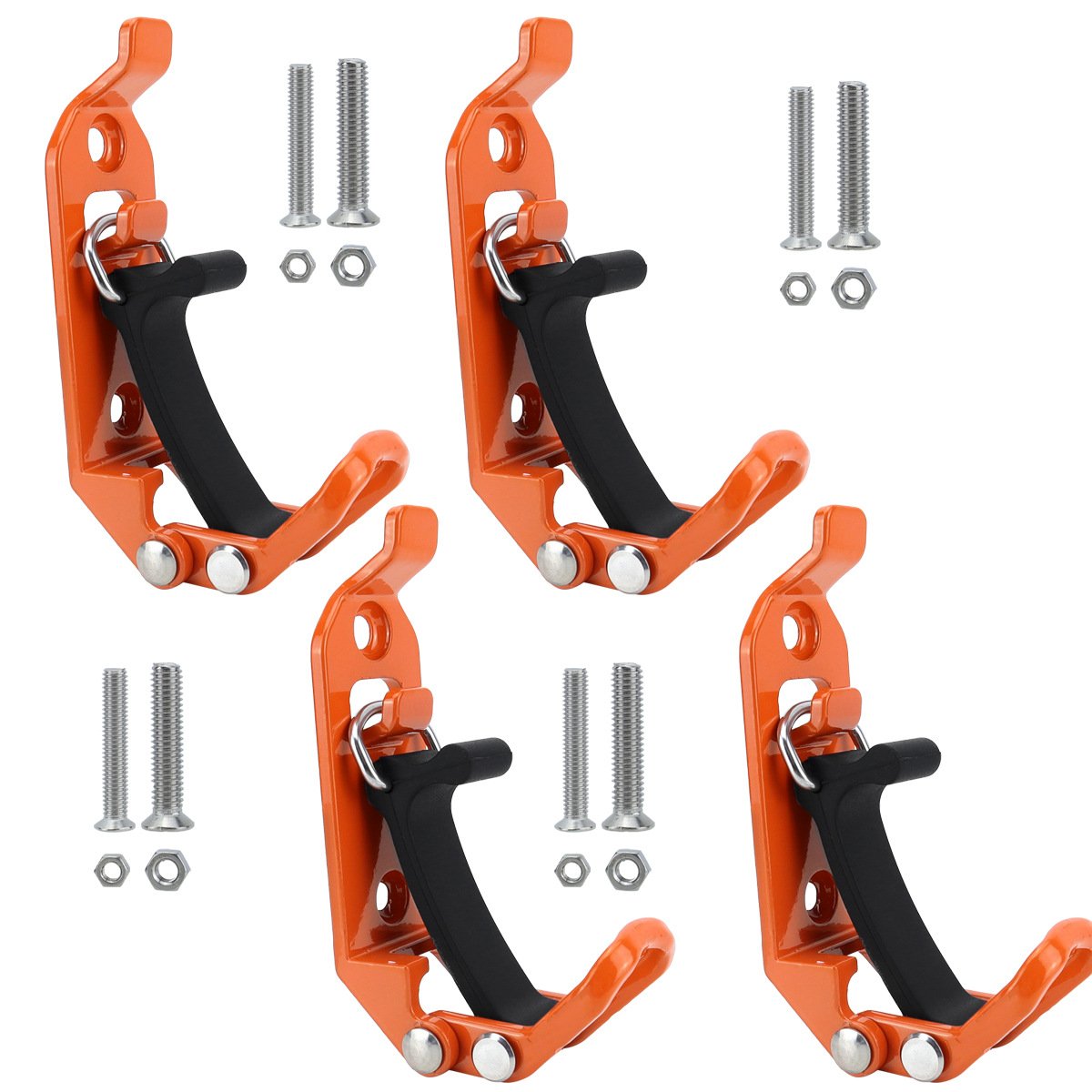Mighty Metal Mount Kit | Heavy Duty Rubber Clamps - Hartwella