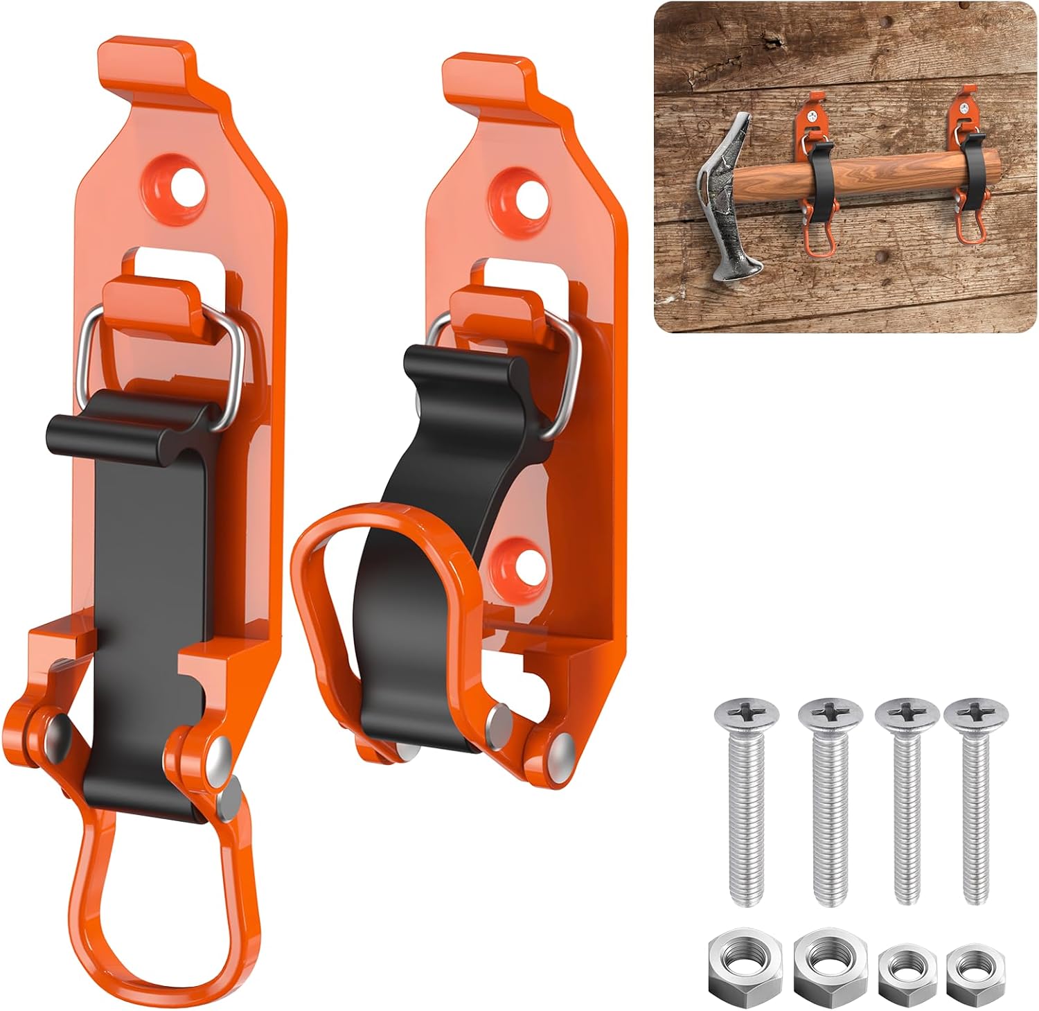 Mighty Metal Mount Kit | Heavy Duty Rubber Clamps - Hartwella