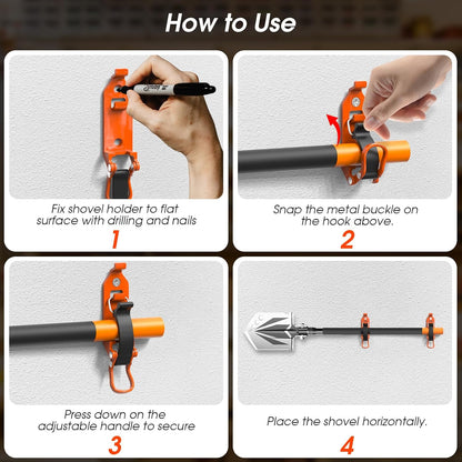 Mighty Metal Mount Kit | Heavy Duty Rubber Clamps - Hartwella