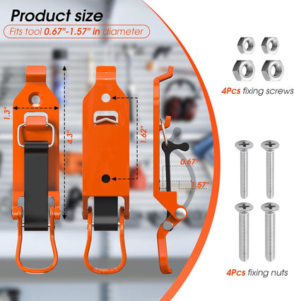 Mighty Metal Mount Kit | Heavy Duty Rubber Clamps - Hartwella