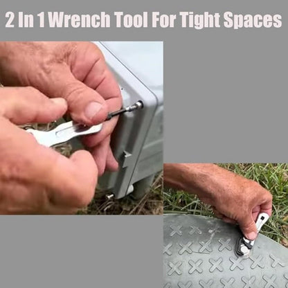 Mighty Micro Wrench | Self - Adjusting, Durable Tool - Hartwella