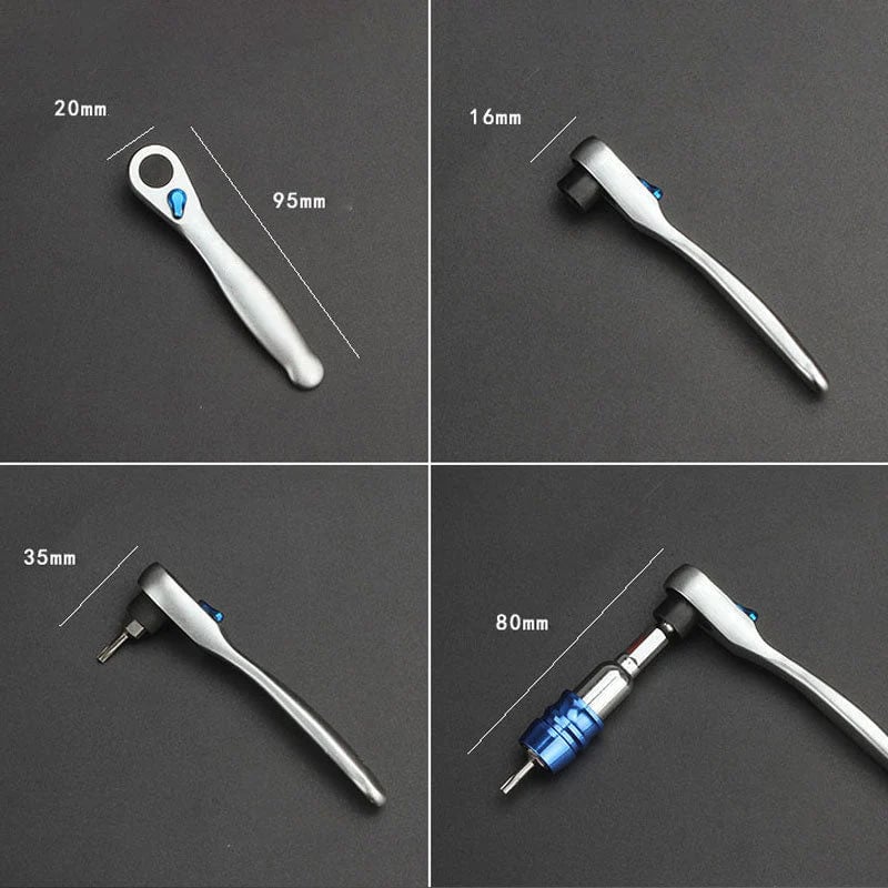 Mighty Mini Screwdriver Set | Multi - Functional with Ratcheting Handle - Hartwella
