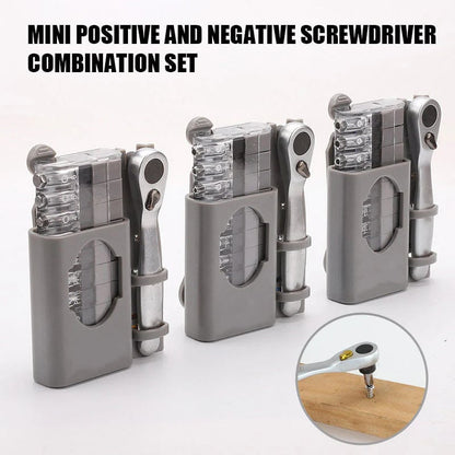 Mighty Mini Screwdriver Set | Multi - Functional with Ratcheting Handle - Hartwella