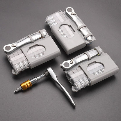 Mighty Mini Screwdriver Set | Multi - Functional with Ratcheting Handle - Hartwella