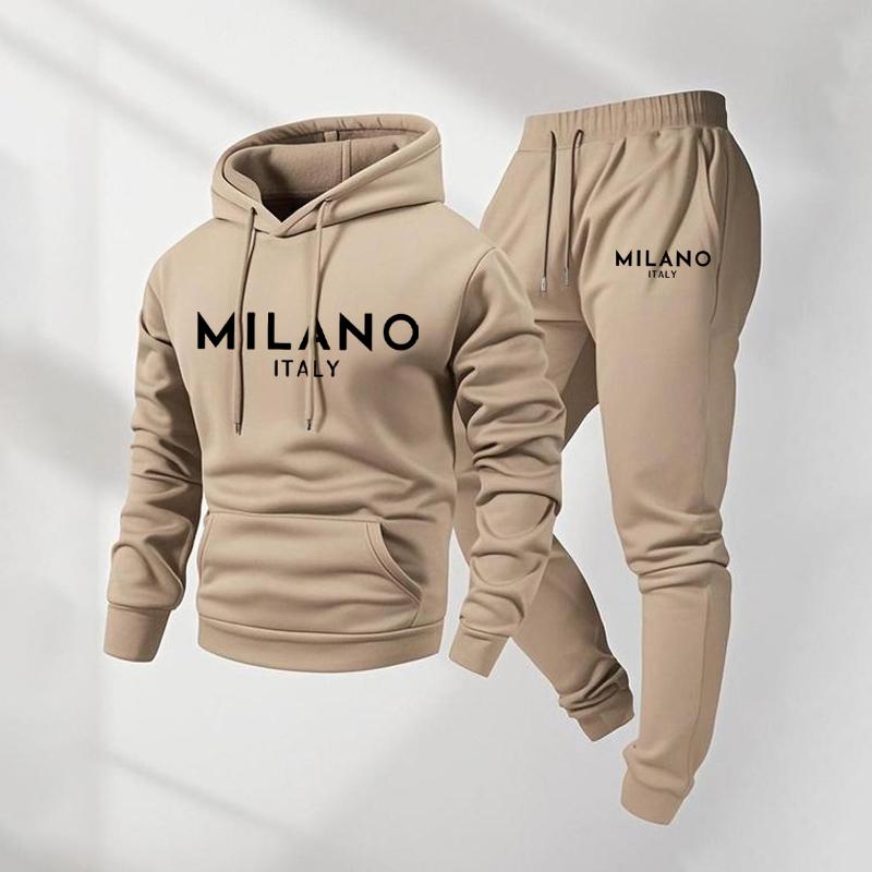 Milano Hoodie Set | Printed, Casual Style - Hartwella
