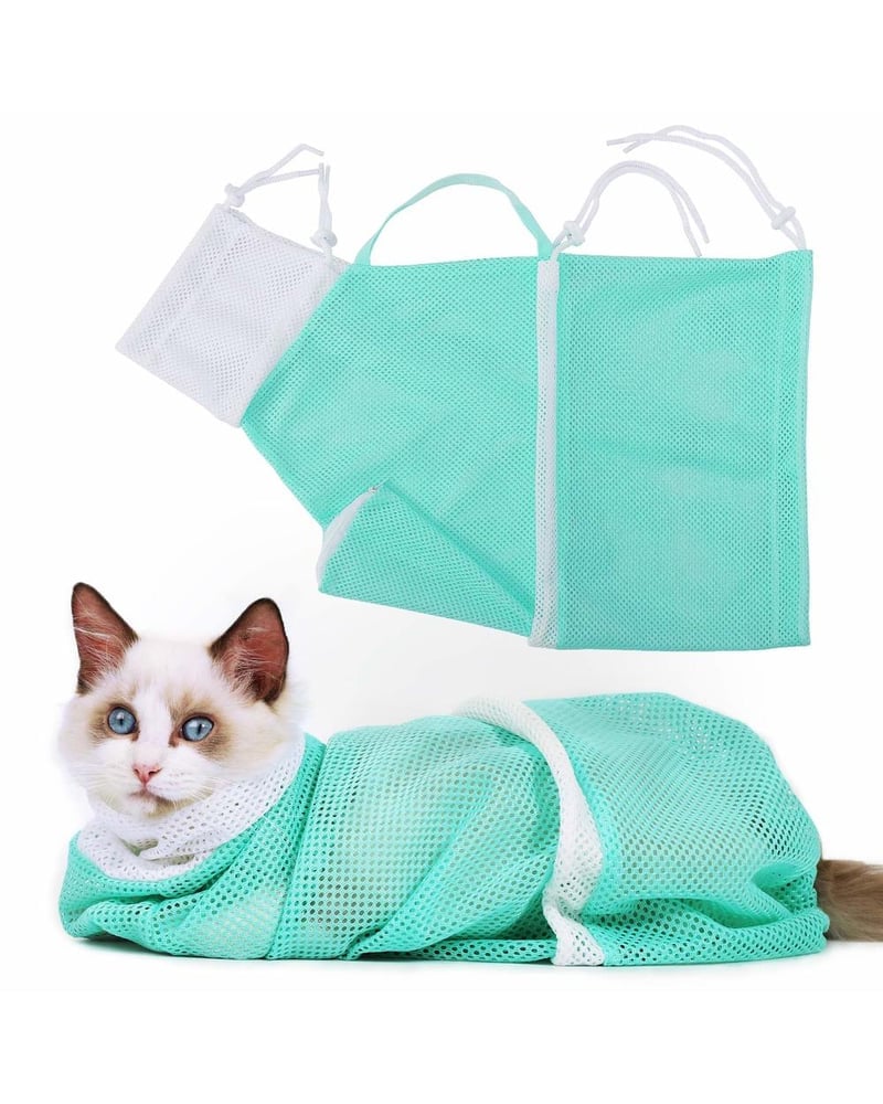 Milo Cat Grooming Bag | Multi - Functional Bathing & Restraint Solution - Hartwella