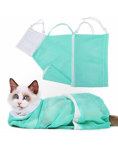 Milo Cat Grooming Bag | Multi - Functional Bathing & Restraint Solution - Hartwella