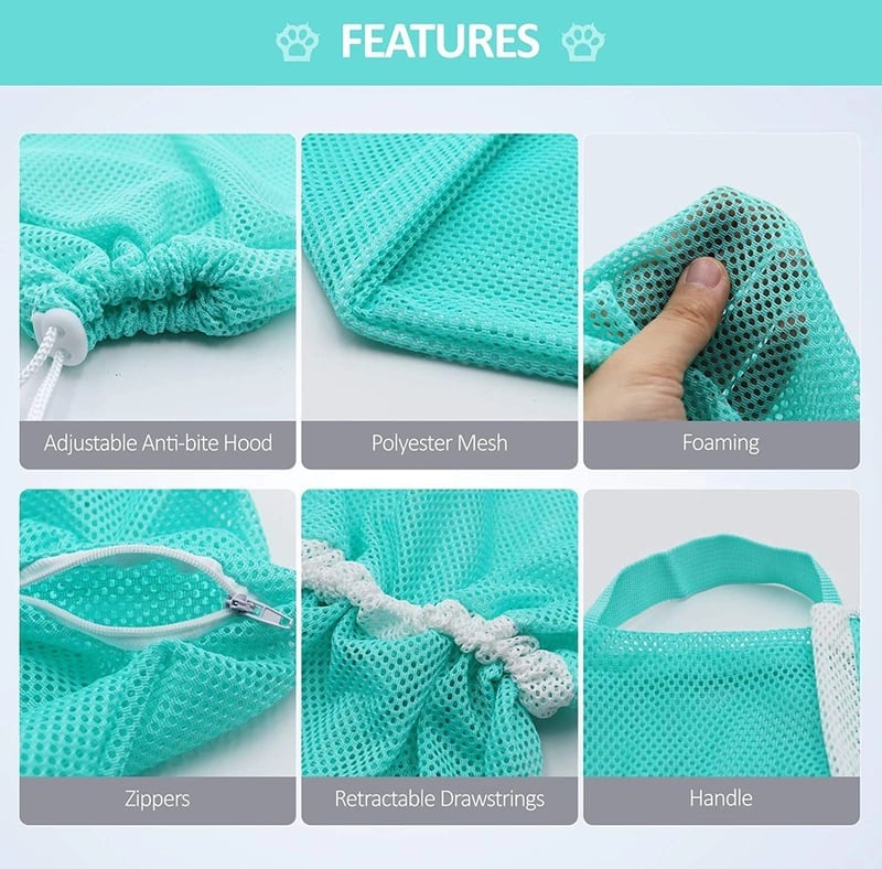 Milo Cat Grooming Bag | Multi - Functional Bathing & Restraint Solution - Hartwella