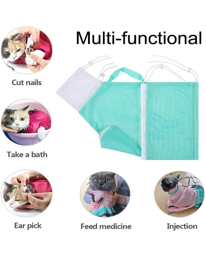 Milo Cat Grooming Bag | Multi - Functional Bathing & Restraint Solution - Hartwella