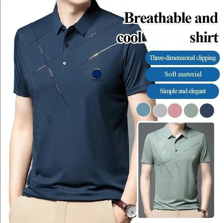 Milo Men's Shirt | Breathable Stretch Fabric, Waterproof, Sustainable - Hartwella