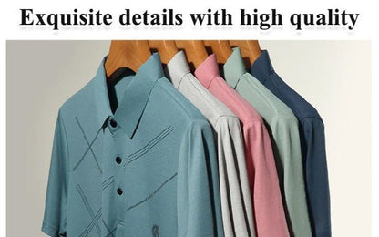 Milo Men's Shirt | Breathable Stretch Fabric, Waterproof, Sustainable - Hartwella
