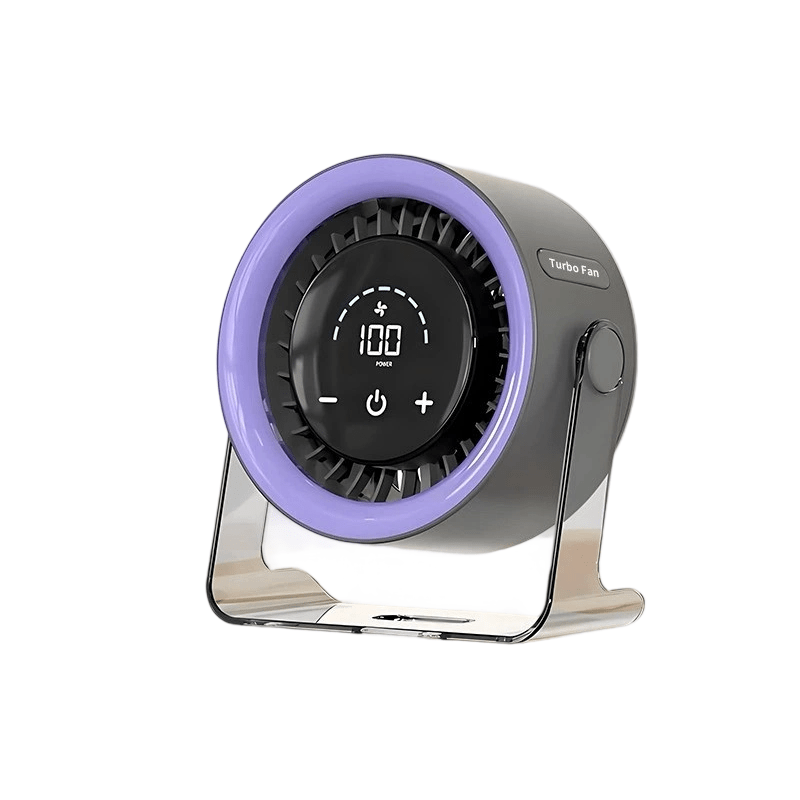 Milo Mini Desk Fan | 100 Speed, Quiet, Rechargeable - Hartwella