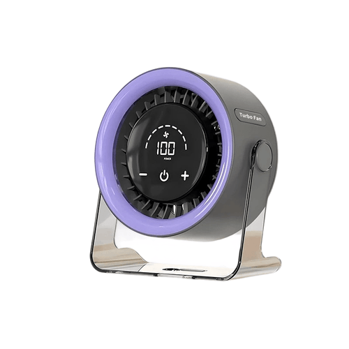 Milo Mini Desk Fan | 100 Speed, Quiet, Rechargeable - Hartwella