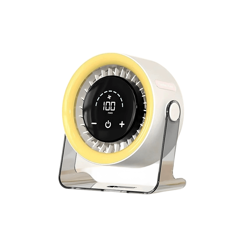 Milo Mini Desk Fan | 100 Speed, Quiet, Rechargeable - Hartwella