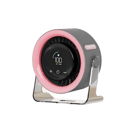 Milo Mini Desk Fan | 100 Speed, Quiet, Rechargeable - Hartwella