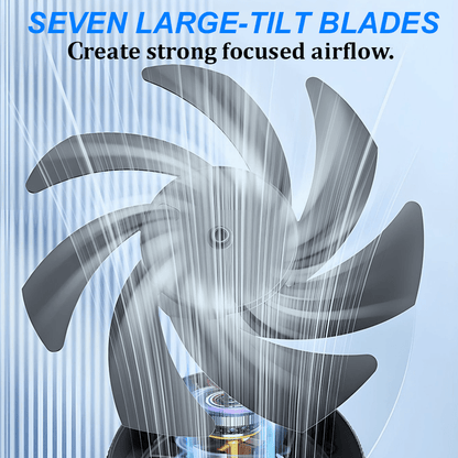 Milo Mini Desk Fan | 100 Speed, Quiet, Rechargeable - Hartwella