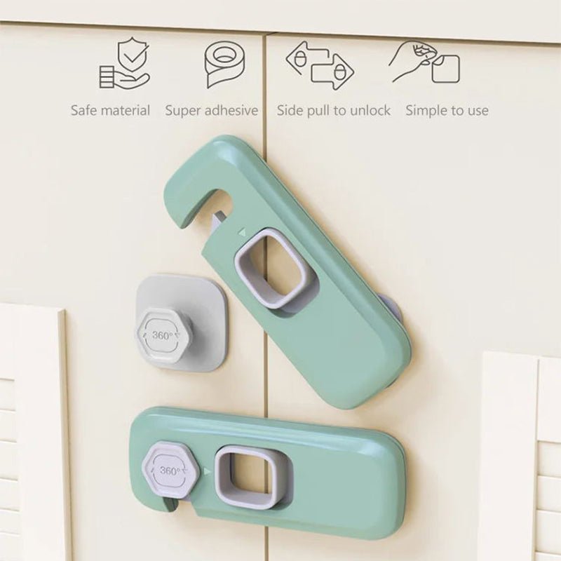 Milo Refrigerator Lock | Childproof, Durable ABS, Easy Installation - Hartwella