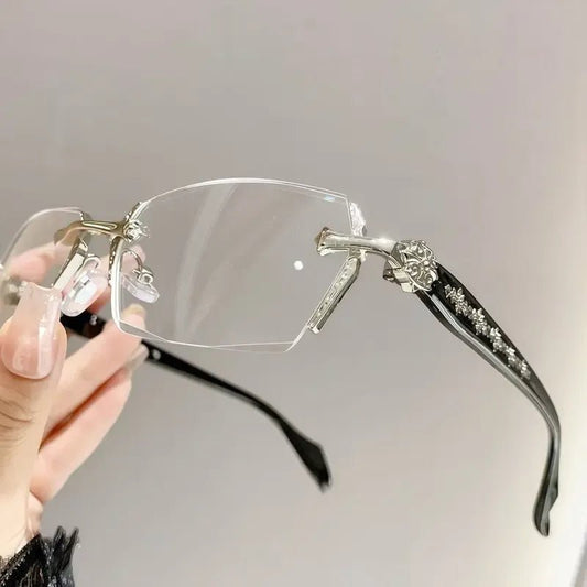 Milo Rimless Glasses | Blue Light Blocking, Lightweight - Hartwella