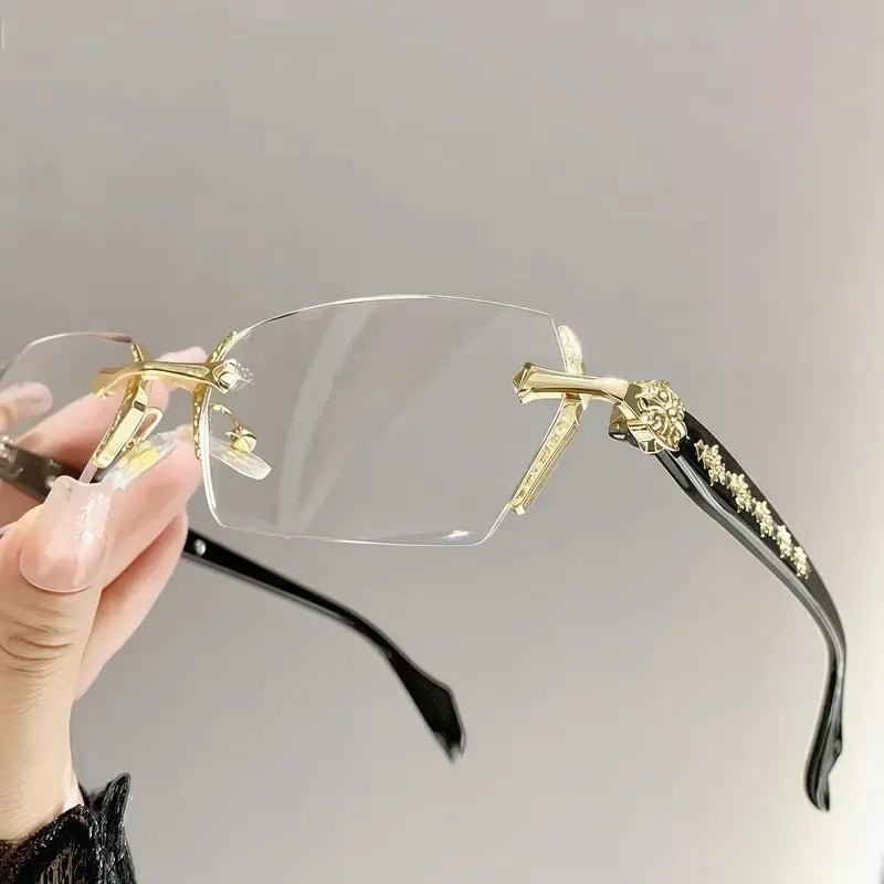 Milo Rimless Glasses | Blue Light Blocking, Lightweight - Hartwella