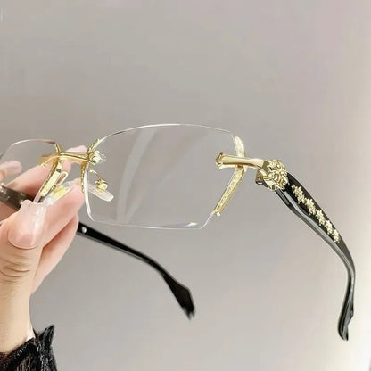 Milo Rimless Glasses | Blue Light Blocking, Lightweight - Hartwella