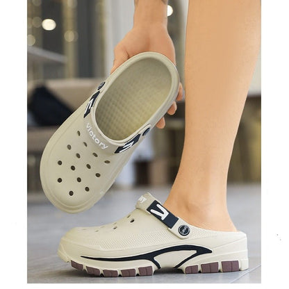 Milo Slip - On Sandals | Breathable, Adjustable Heel Strap - Hartwella