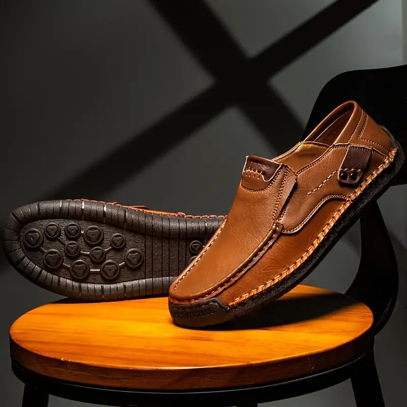 Milo Slip - On Shoes | Premium Leather, All - Day Comfort - Hartwella