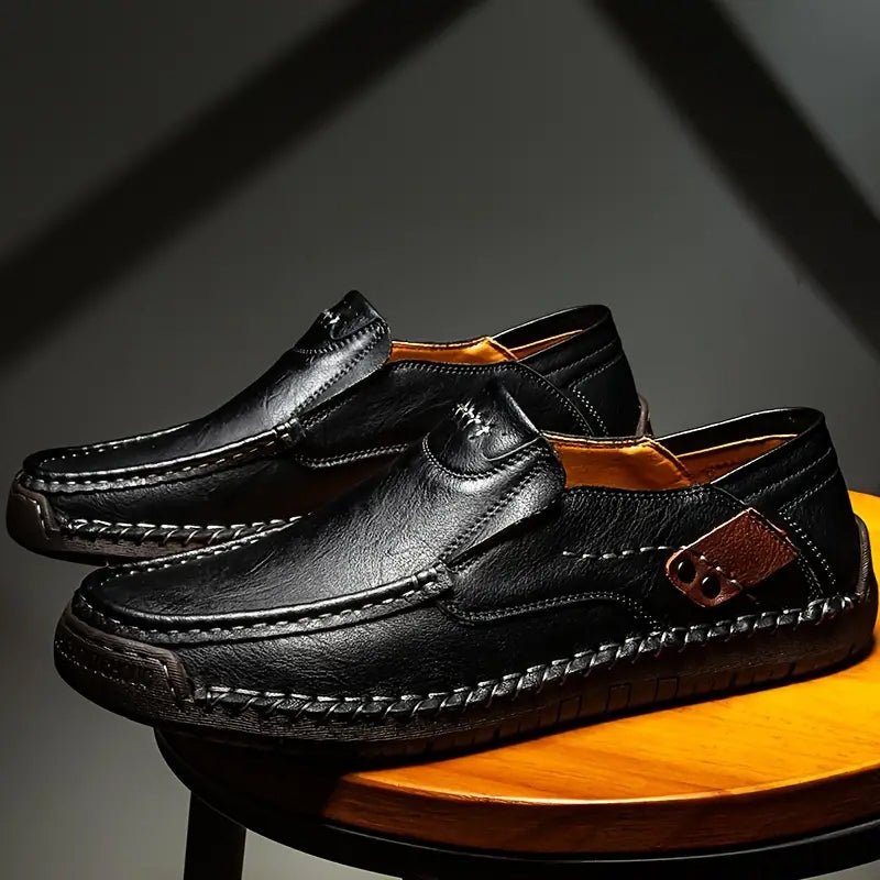 Milo Slip - On Shoes | Premium Leather, All - Day Comfort - Hartwella