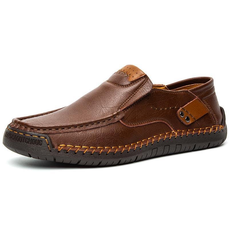 Milo Slip - On Shoes | Premium Leather, All - Day Comfort - Hartwella