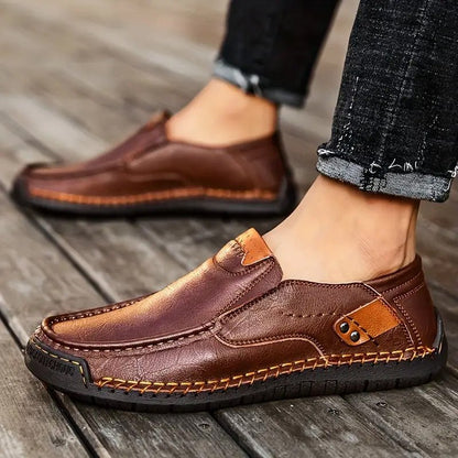 Milo Slip - On Shoes | Premium Leather, All - Day Comfort - Hartwella