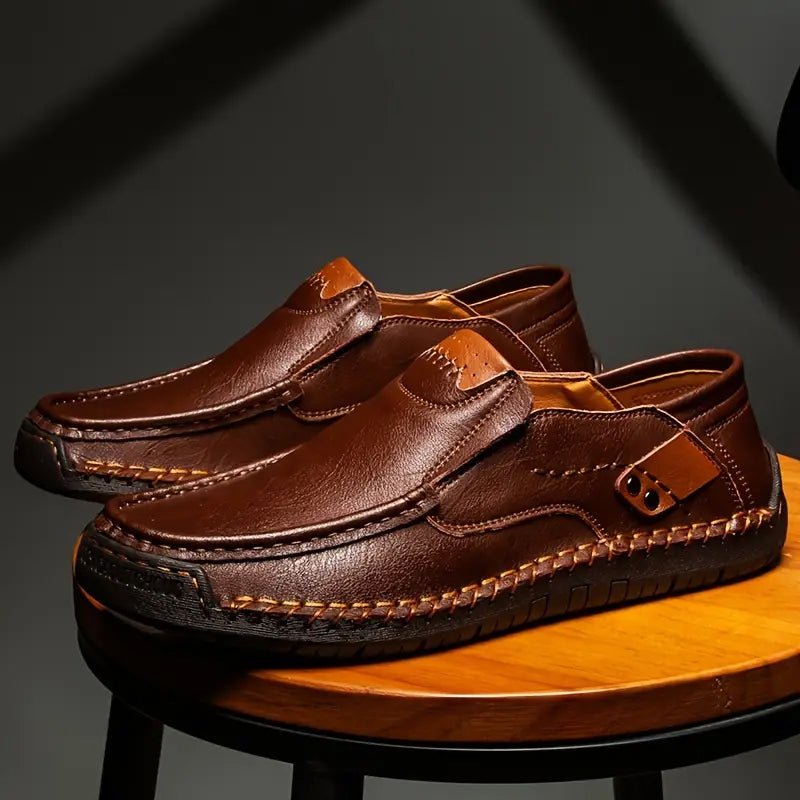 Milo Slip - On Shoes | Premium Leather, All - Day Comfort - Hartwella