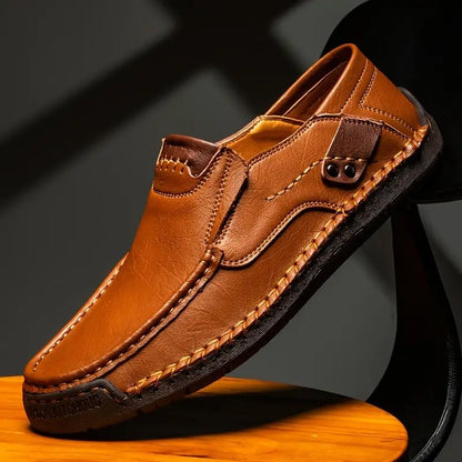 Milo Slip - On Shoes | Premium Leather, All - Day Comfort - Hartwella