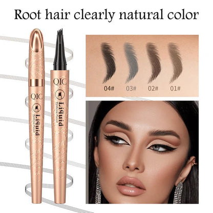 Mira 3D Eyebrow Pencil | Waterproof, Natural Hair - Like Strokes - Hartwella