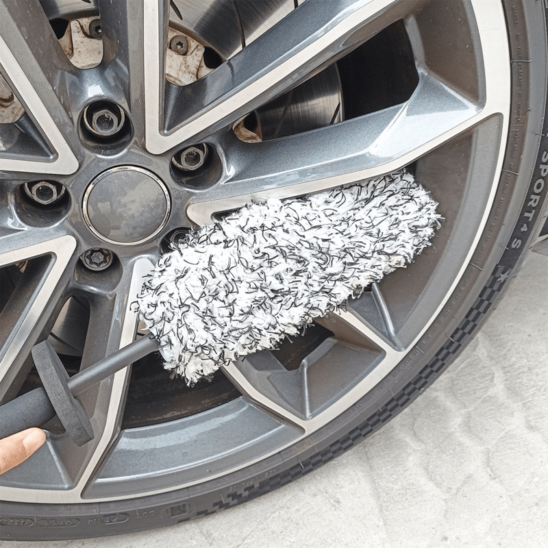 Mira Car Wash Brush | Soft Microfiber, Ergonomic Handle - Hartwella