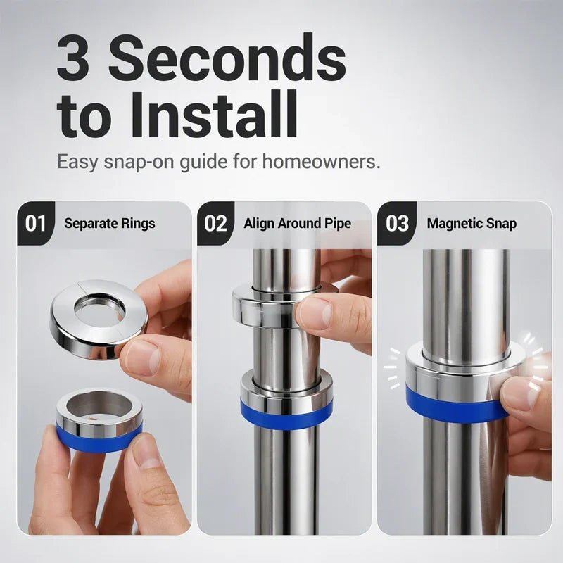 Mira Faucet Cover | Magnetic Split Design, Easy Installation - Hartwella