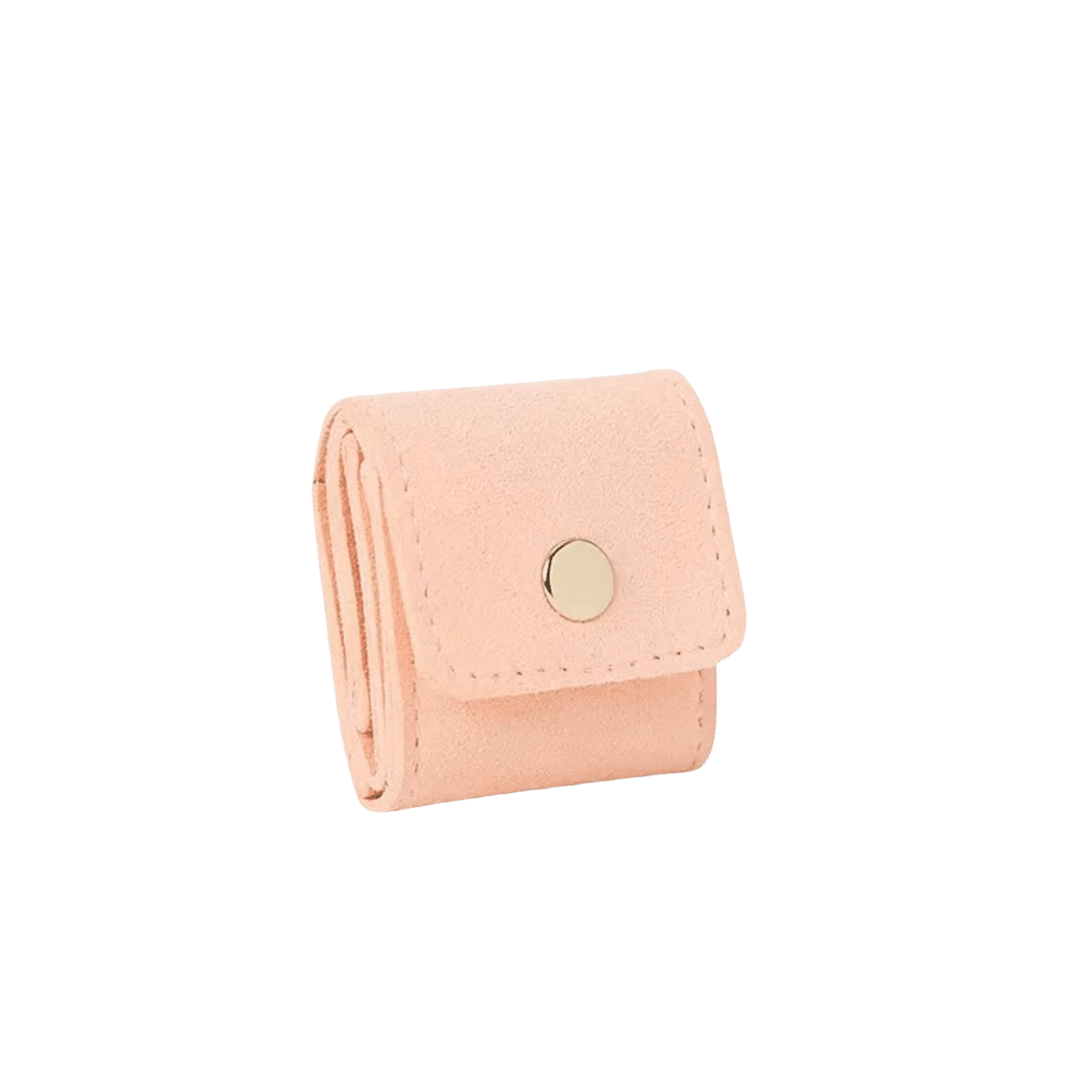 Mira Jewelry Travel Case | Compact Microfiber Organizer with Snap Closure - Hartwella