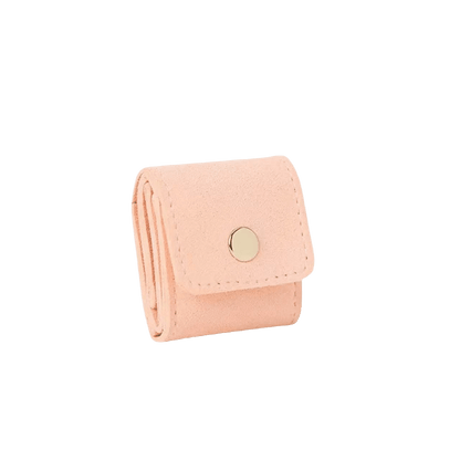 Mira Jewelry Travel Case | Compact Microfiber Organizer with Snap Closure - Hartwella
