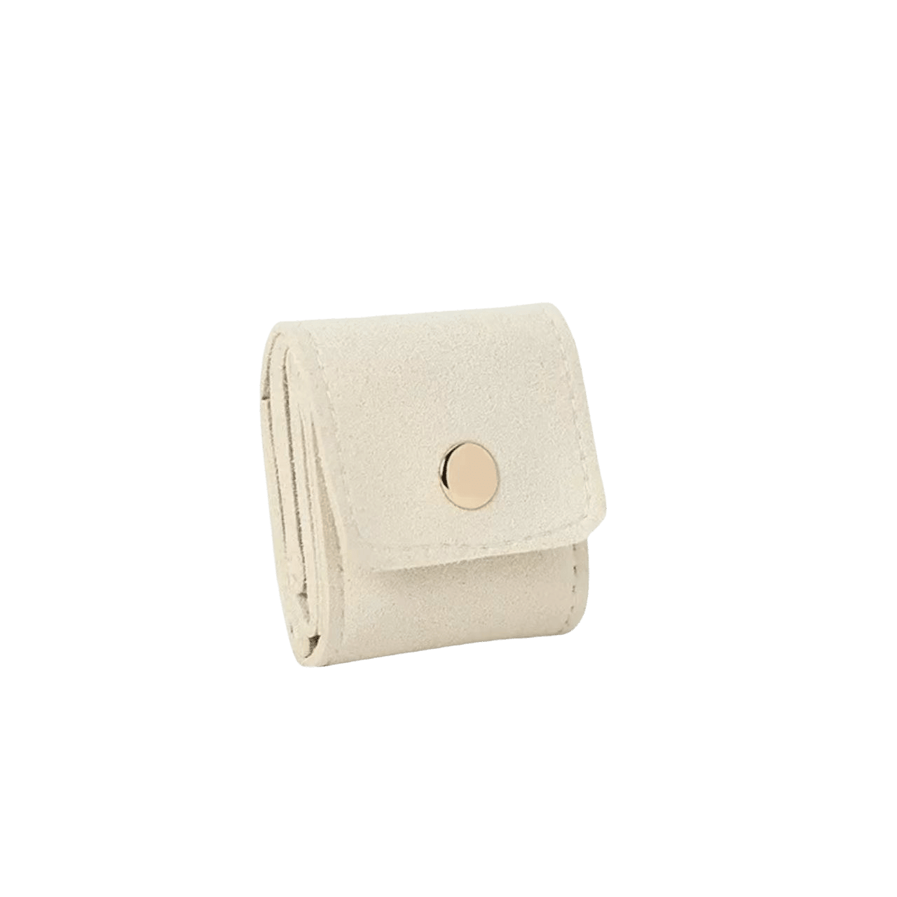 Mira Jewelry Travel Case | Compact Microfiber Organizer with Snap Closure - Hartwella