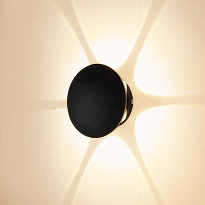 Mira LED Wall Sconce | Geometric, Weather - Resistant Outdoor Wall Light - Hartwella
