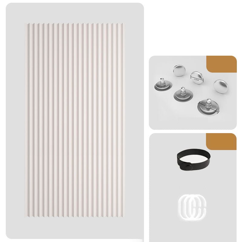 Mira Magnetic Door Curtain | No-Drill, Light Blocking, Accordion Design - Hartwella